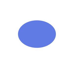 Blauer Kreis Sprechblase Fill