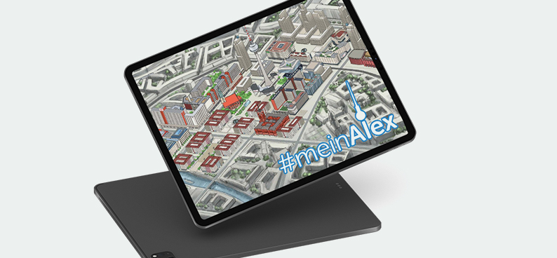 Gamification App "Mein Alex" auf Ipad