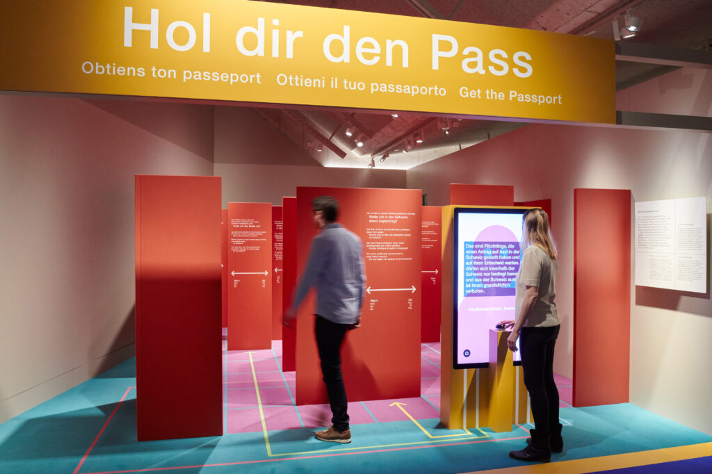 Hol dir den Pass - Spielerische Installation im Landesmuseum Spielerische Installationen im Landesmuseum Zürich